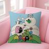 Cartoon Barbapapa CUTE   Maple Design Cushion Cover Happy Autumn Harvest decor Holiday Decorati Pillow Cover