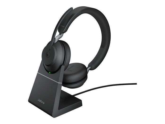 Casque PC - JABRA - Evolve2 65 - Sans Fil - Certifié Microsoft Teams - Noir