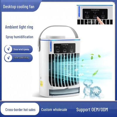 Grenzüberschreitender Desktop-Luftbefeuchtungs-Kühlventilator mit wassergekühlter Sprüh-Klimaanlagenfunktion für den Sommergebrauch