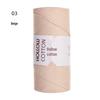 2mm Hollow Pure Cotton Scarf & Bag Yarn for DIY Crochet and Handwoven Projects