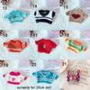 Doll Clothes for 20cm Dolls Plush Doll's Clothing Sweater Stuffed Toy Dolls Outfit for Idol Dolls Accessories