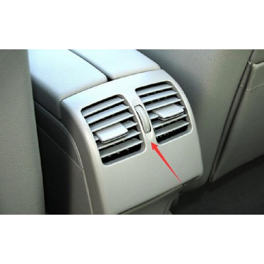 C-Class Carbon Fiber Steel Back Row Air Outlet Vent Cover Fit For Benz 2007-2014