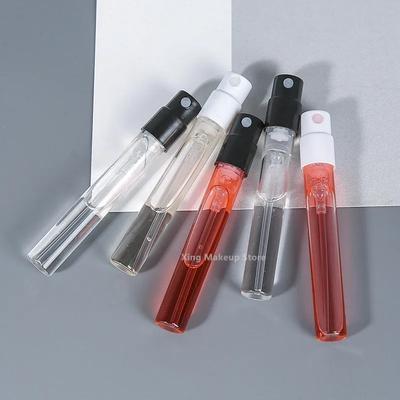 Gros 50/100PCS 1ML 2ML Mini Flacon de Parfum Portable Verre Flacon Vide Cosmétiques Flacon Vaporisateur Nébuliseur Flacon Cosmétique