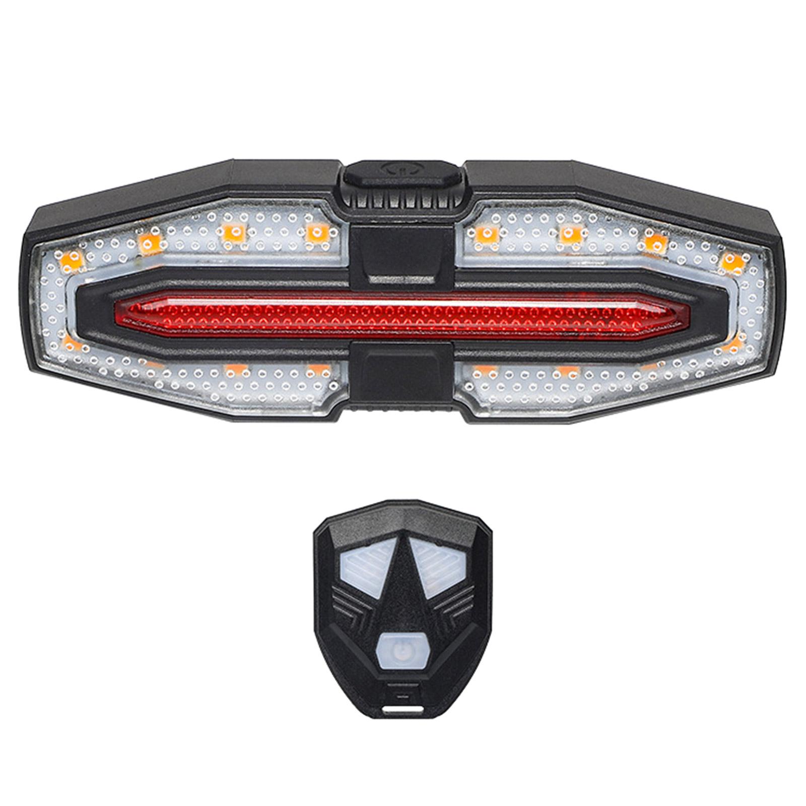 

Wireless Remote Control Bike Taillight USB Rechargeable Bicycles Indicator Rear Lights Bicycles Turn Signal Light