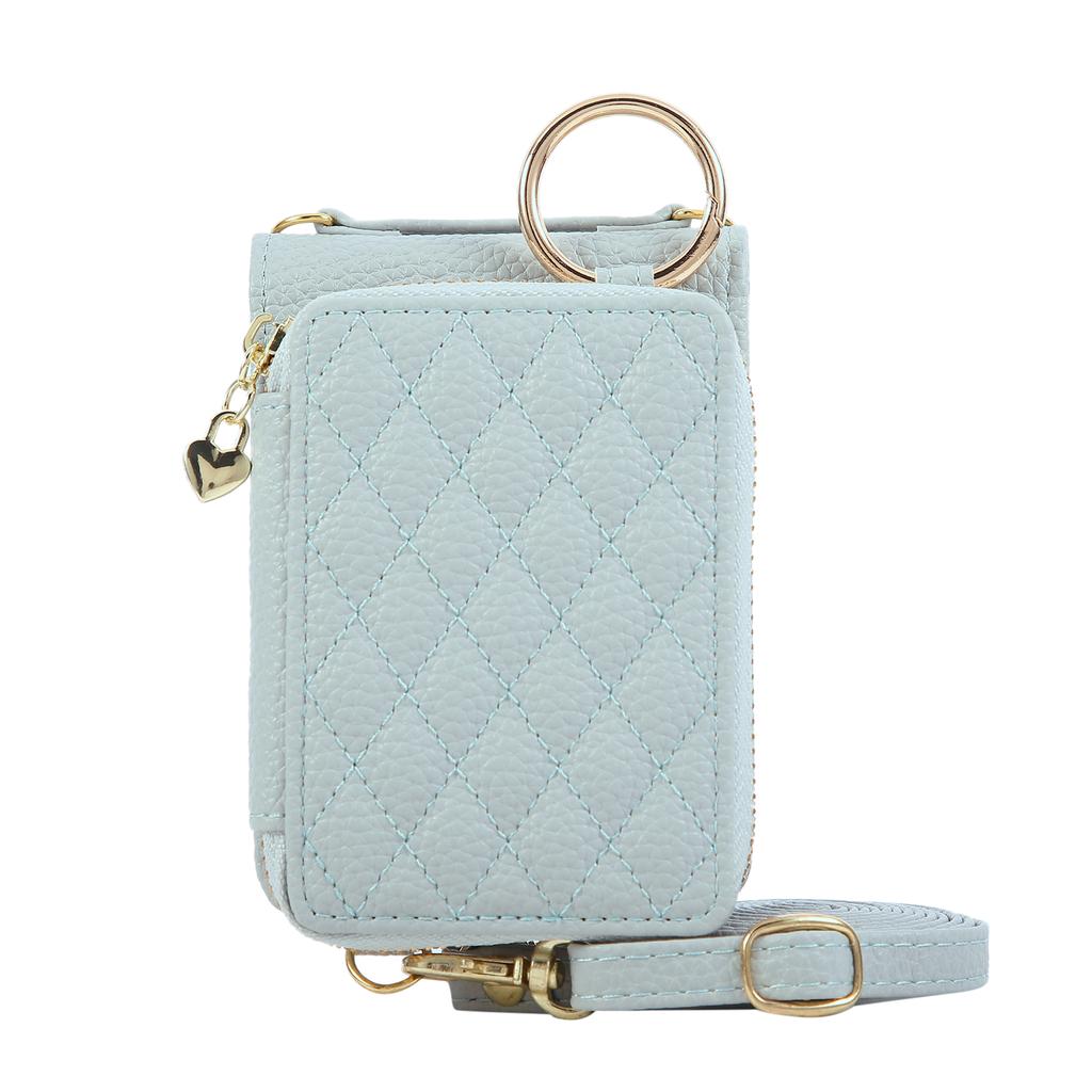 Zipper Cards Solt Wallet Leather Ring Holder Case For Samsung Galaxy Z Flip 7 FE 6 5 4 3 5G Lanyard Bag Purse Crossbody Cover