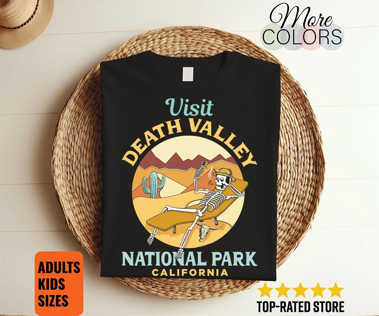 Death Valley National Park US Vintage T-Shirt, USA California Nevada Parks Lover Gifts, Adventure Outdoors, Camping Hiking, U.S Backcountry, 120