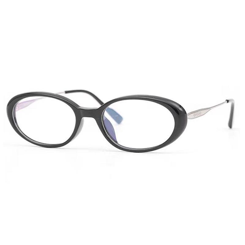 Oval Thick Frame Reading Glasses Fashion Anti Blue Light Optical Eyeglasses Ultralight Presbyopic Glasses for Elderly Women Men