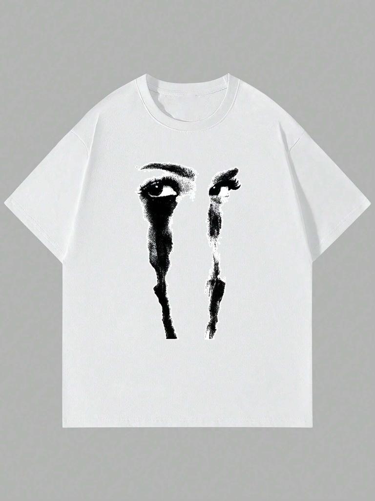 Goth Figure Graphic Unisex Men Women T-shirt Luxury Brand Fashion Big Size Top Short Sleeve Streetwear Classic Tee S-4XL