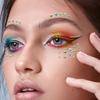 Makeup Diamond Stickers Colorful Sparkling 3D Jewelry Pearls Sticker Eye Face Gem Decor DIY Makeup Decoration for Music Festival