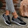 Women Thick Soled Cross Round Head Thin Fashion Shoes Women Comfortable  Breathable Casual Wear-resistant Shoes  De Mujer