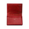 [Kipris] Bridle Leather & Rouge Shoulder Business Card Case 6273(01) Black/Red