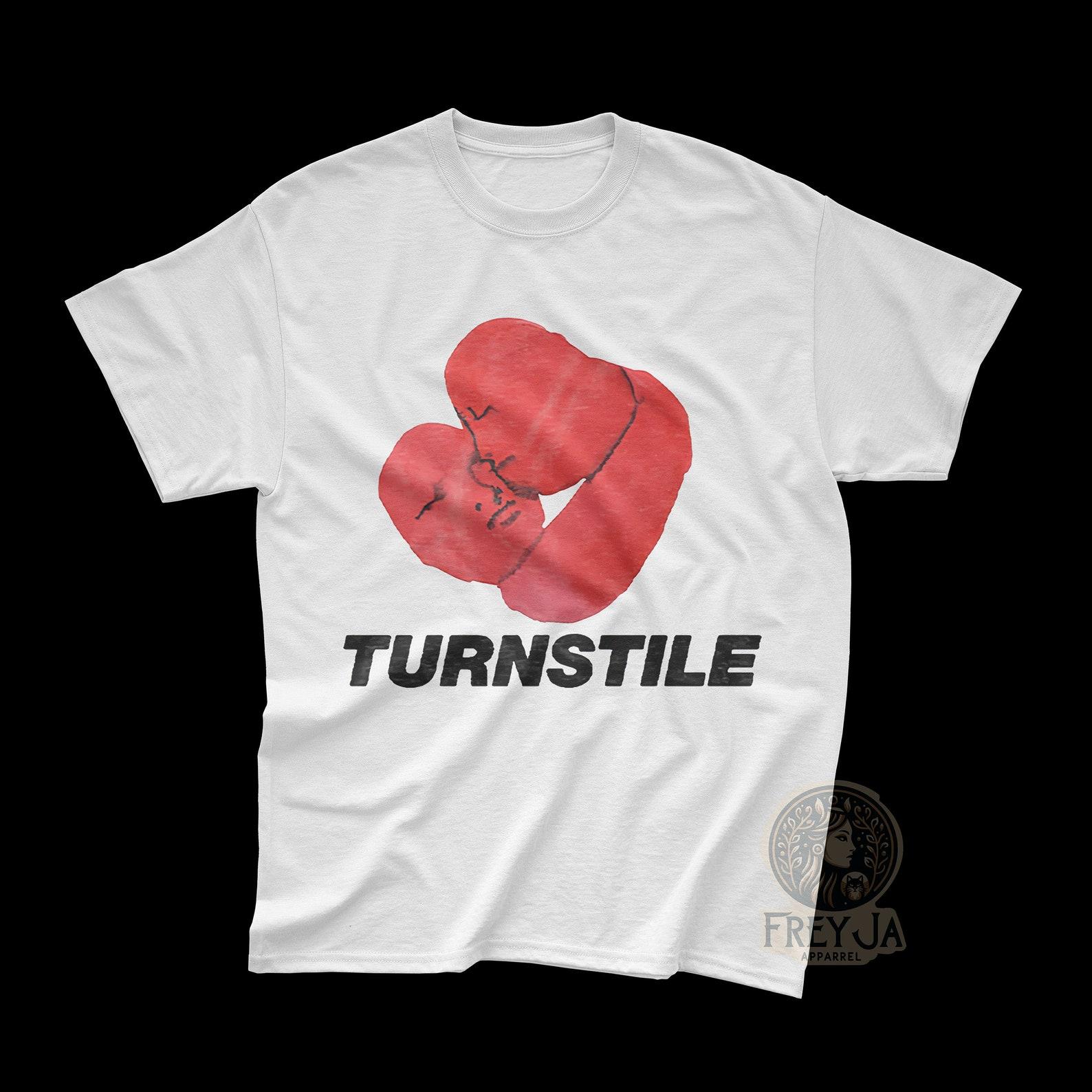 Turnstile Exclusive T-Shirt - Unisex Music Band Merch - Indie Music Apparel Gift - Glow On Album Tee - Title Fight 4XL