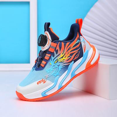Neue Kinder-Basketballschuhe 2026: Atmungsaktive Basketball-Sneaker für Jungen, Schnellverschluss-Outdoor-Sneaker, rutschfeste Sportschuhe für Mädchen