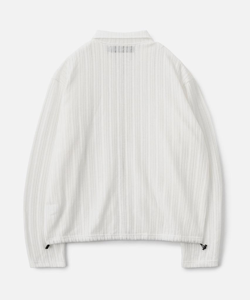 Vastic Zip Knit Cardigan_Ivory