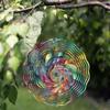 10 Inch Hanging Wind Spinner with 360 Degree Hook Elegant Dynamic Decor for Spring Summer Balcony Garden Gift for Friends