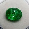 Natural Green Emerald Loose Gemstone Colombian Oval Cut 7 ct for Jewelry Making and Gem Collections