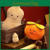 Simulation Cartoon Persimmon Peanut Plush Toy Cute Bag Pendant Gift Decoration