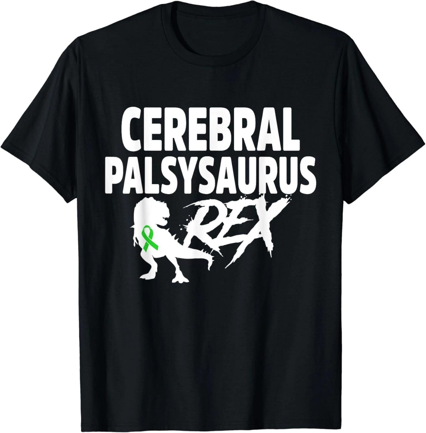 

Cerebral Palsy CP Awareness SaurusRex Warrior Survivor Gifts Unisex T-Shirt L