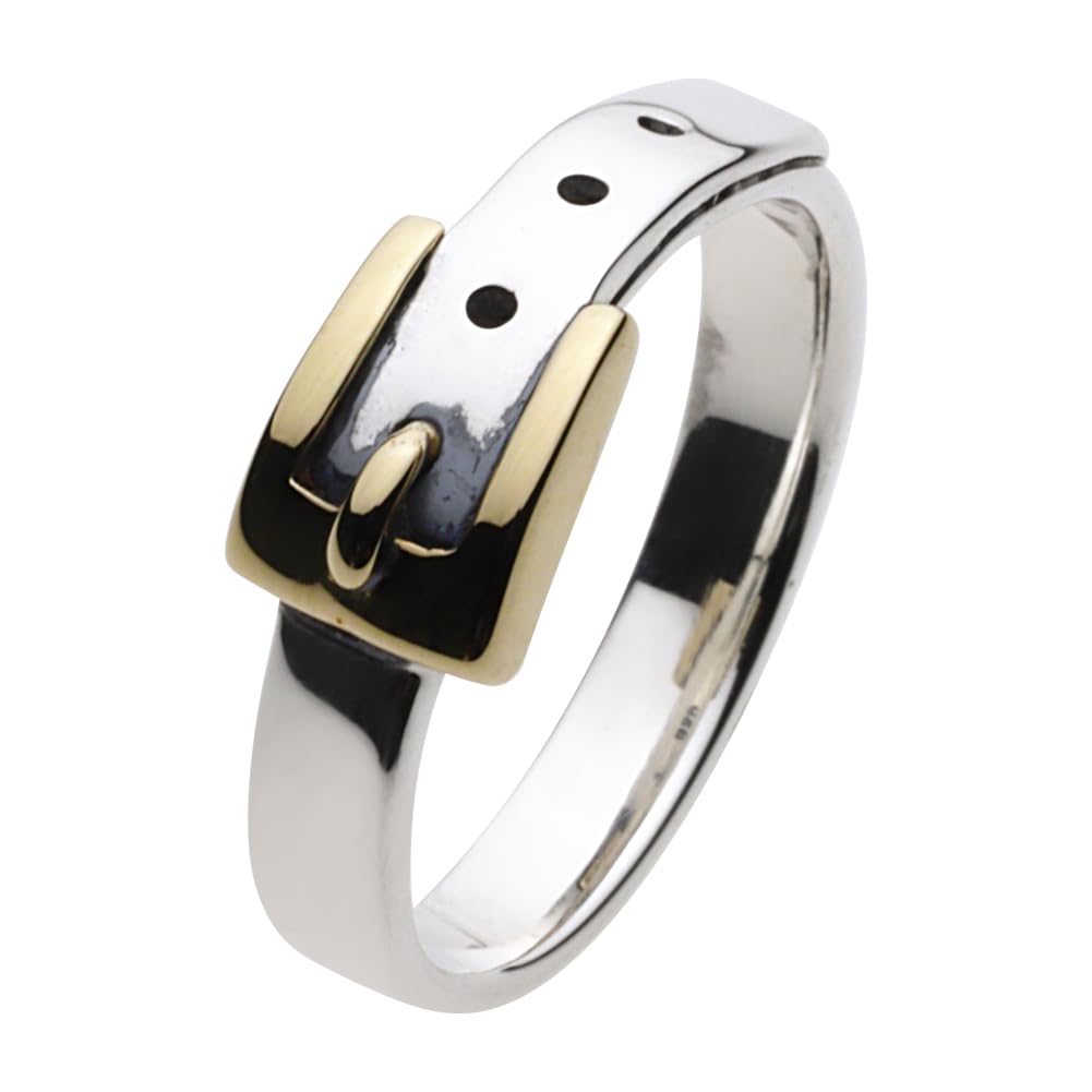 

Кольцо-пряжка для ремня, серебро 925 пробы, r0494 15 [Cenote] [Серебряные аксессуары] №.