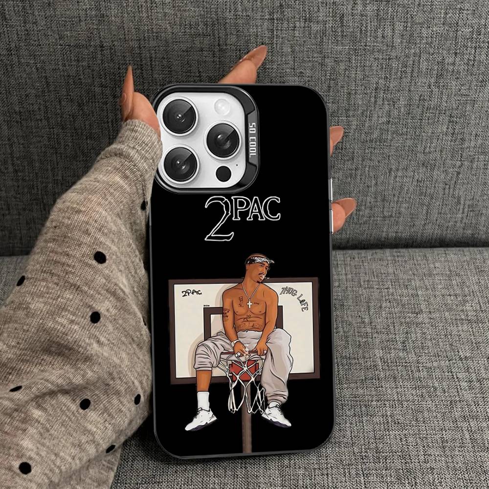 

2Pac Hip Hop Singer Phone Cases For IPhone 17 16 15 14 13 12 11 Plus Pro Max Pro Color Matte Cover 11 pro max