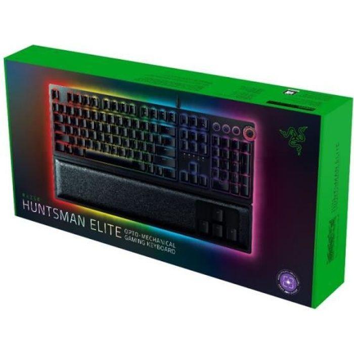 Clavier gaming - RAZER - Huntsman Elite - Filaire - Rétroéclairage RGB - Opto-mécanique