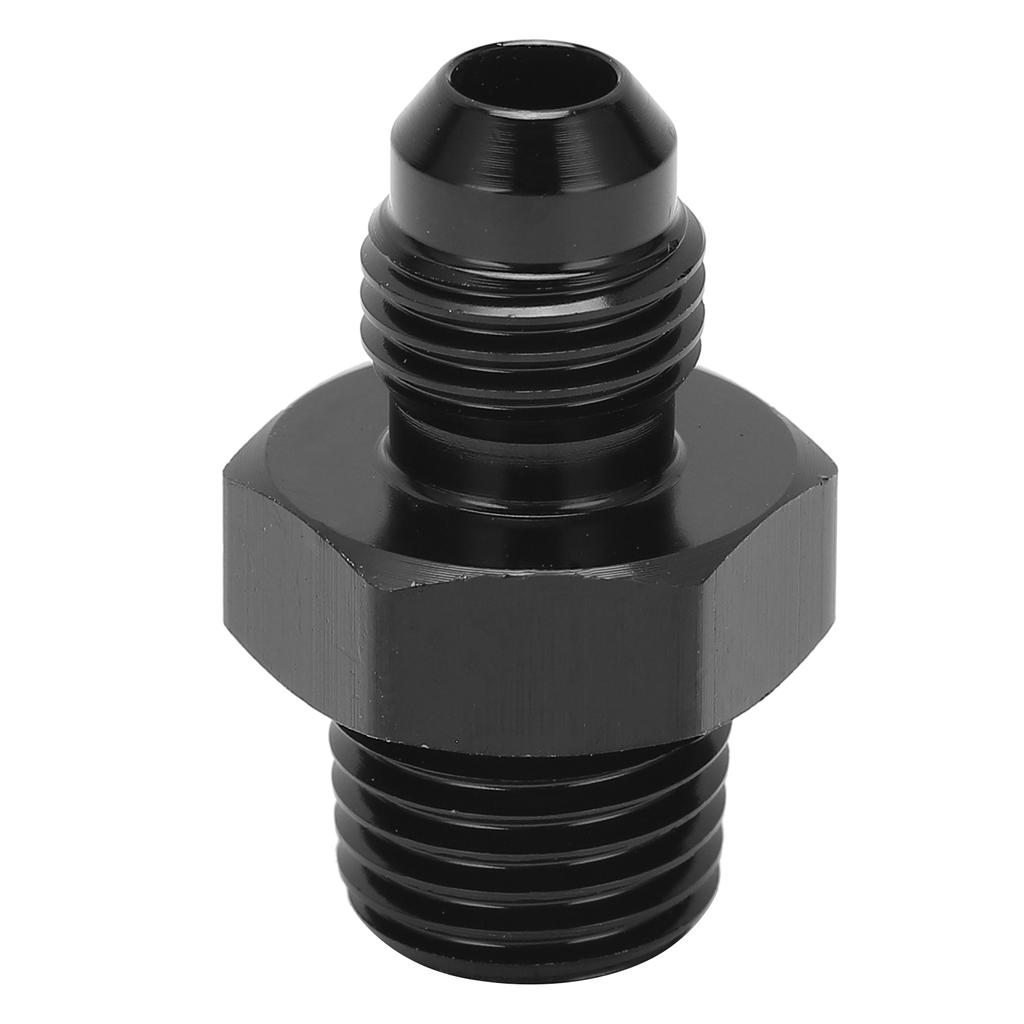 Fuel Line Fitting 4 AN To 1 4 NPT Black Anodized 6061‑T6 Aluminum Automobile Accessory