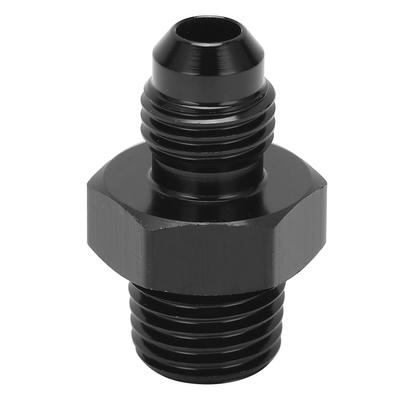 Fuel Line Fitting 4 AN To 1 4 NPT Black Anodized 6061‑T6 Aluminum Automobile Accessory