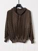 Miyake Style Hooded Pleated Sweatshirt: 2026 Spring Slimming Long Sleeve Pullover for Women