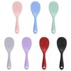 Cuillère à riz et spatule en silicone antiadhésif - Doux pour les casseroles, idéal pour remuer le riz - Ustensile de cuisine
