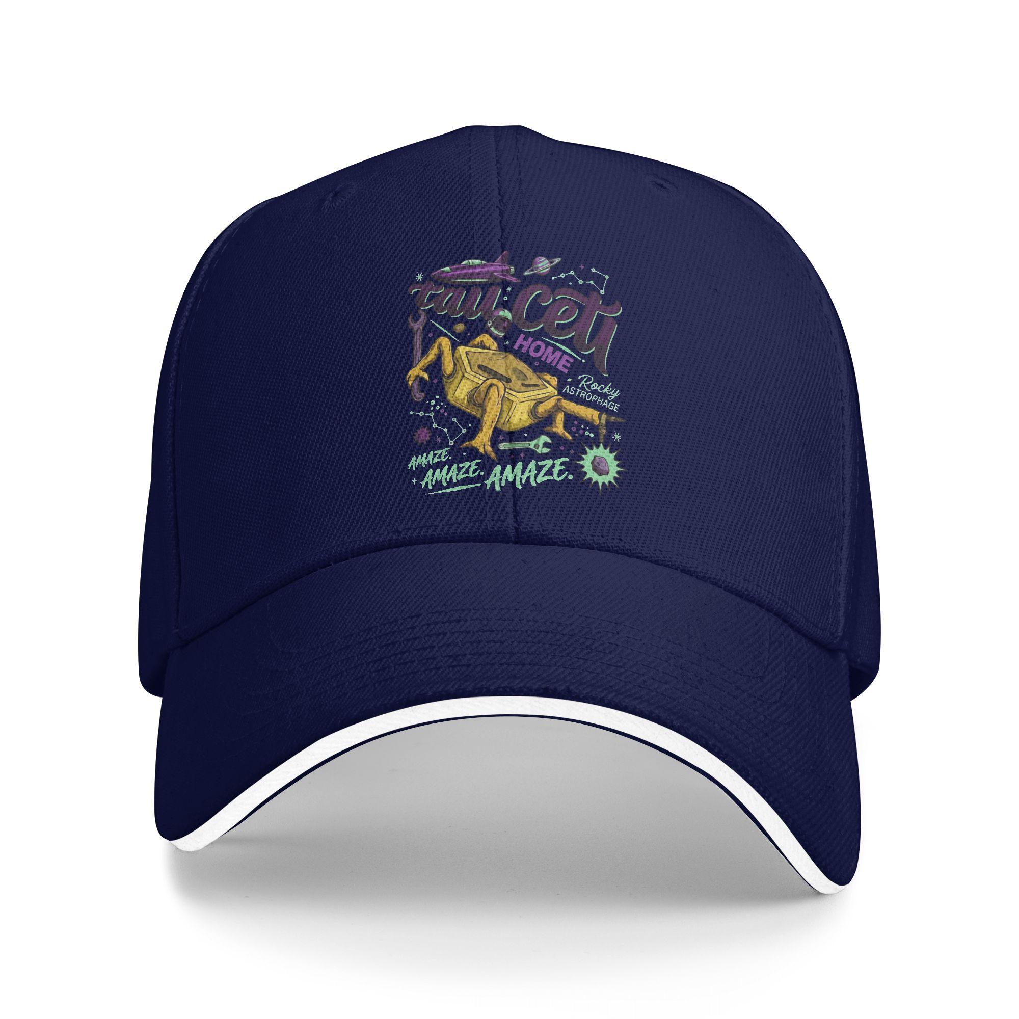 

Project Hail Mary Amazing Baseball Cap Vintage Sandwich Cap for Men Women Adjustable Caps Hat Outdoor One Size темно-синього кольору