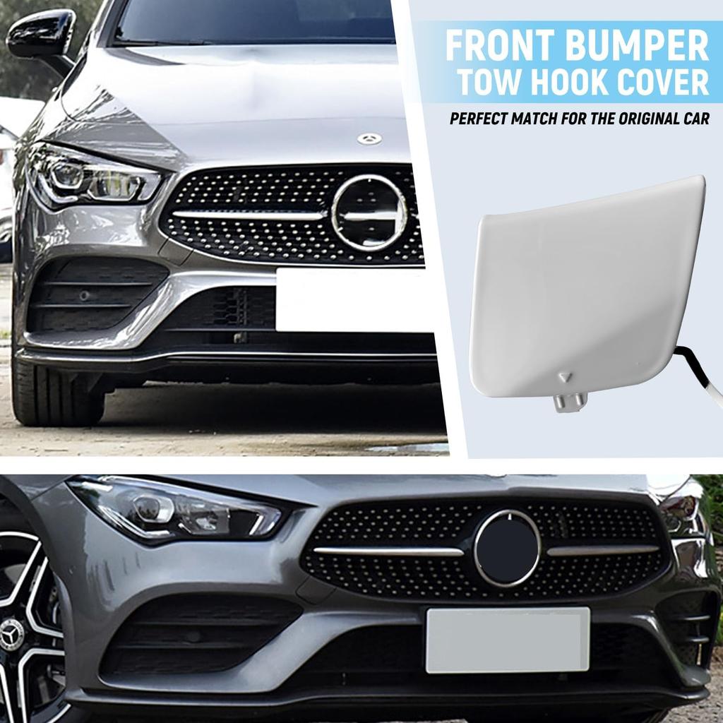 Front Bumper Tow Hook Cover for Mercedes Benz CLA Class W118 Coupe CLA200 CLA220 CLA250 2020 2021 2022 2023 Towing Hook Eye Cap 1188854201