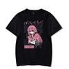 Retro Anime Style Bocchi the Rock Hitori Gotoh Graphic T Shirt For Fans Famous Singer Comfortable Women And Unisex Tshrts