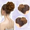 Synthetische Mode lockiger unordentlicher Chignon-Haarknoten Haarschmuck elastische Faser Haarteil Chignon für Frauen Hochzeitsfeier den täglichen Gebrauch