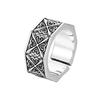 Adjustable Vintage Copper Ring With Intricate Motif Retro Bohemian Statement Jewelry Men Women