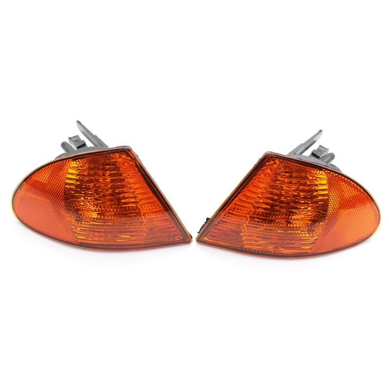 1 Pair Car Corner Turn Signal Light For BMW 3 Series E46 1999-2001 Signal Indicator Corner Lamp Car Turn Signal Lamp Yellow