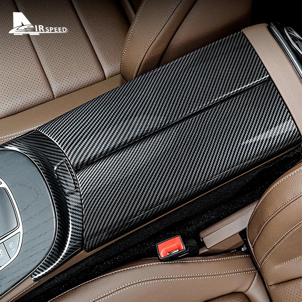 For Mercedes Benz A Class W177 V177 CLA C118 W118 GLA GLB X247 H247 2020-2022 Car Center Console Armrest Trim Cover ABS