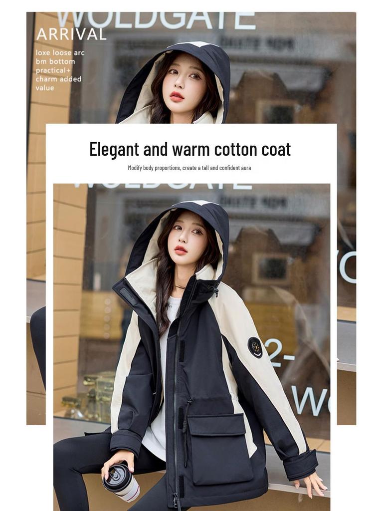 2025 Women's Fleece-Lined Parka: Extra Thick, Loose-Fit Winter Windbreaker