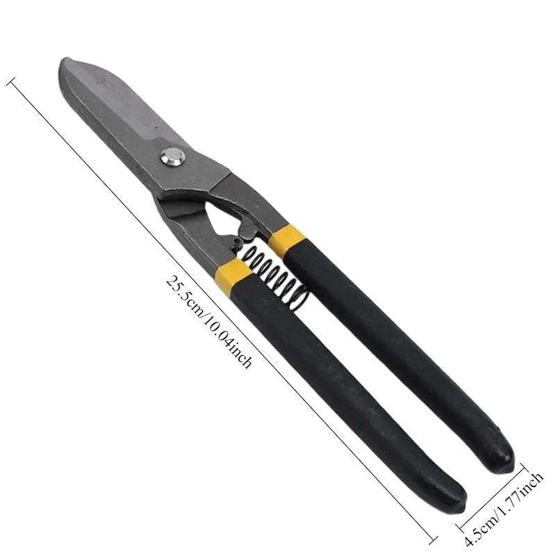 

1pcs Yellow Black Multifunctional Scissors Industrial Iron Scissors Easy Cutting Wires Cardboard Leather Iron Mesh Hand Tools