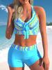 Women's Seaside Swimsuit Summer Single Item Swimsuit Sexy Swimsuit Two Piece Bikini Set Swimsuit Women's S-5XL