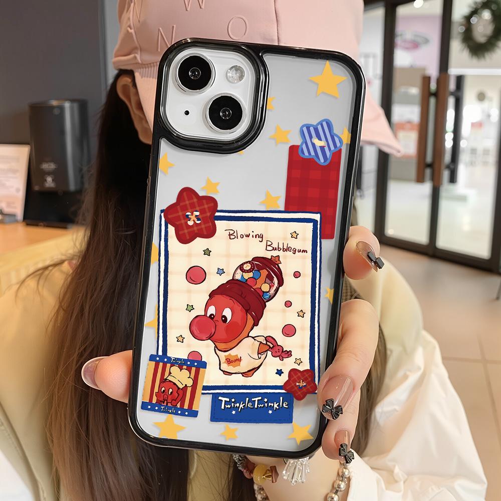 Akrylový kryt na telefon pro iPhone 11 12 13 14 Pro 12 14 16 Pro Max pro Samsung A16 A36 A56 S24 FE Vysoce kvalitní malovaný nárazuvzdorný kryt na mobil