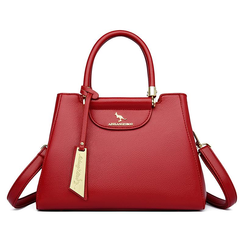 Handbag 2025 new simple women's shoulder bag to work commuting large-capacity tote bag can be messenger