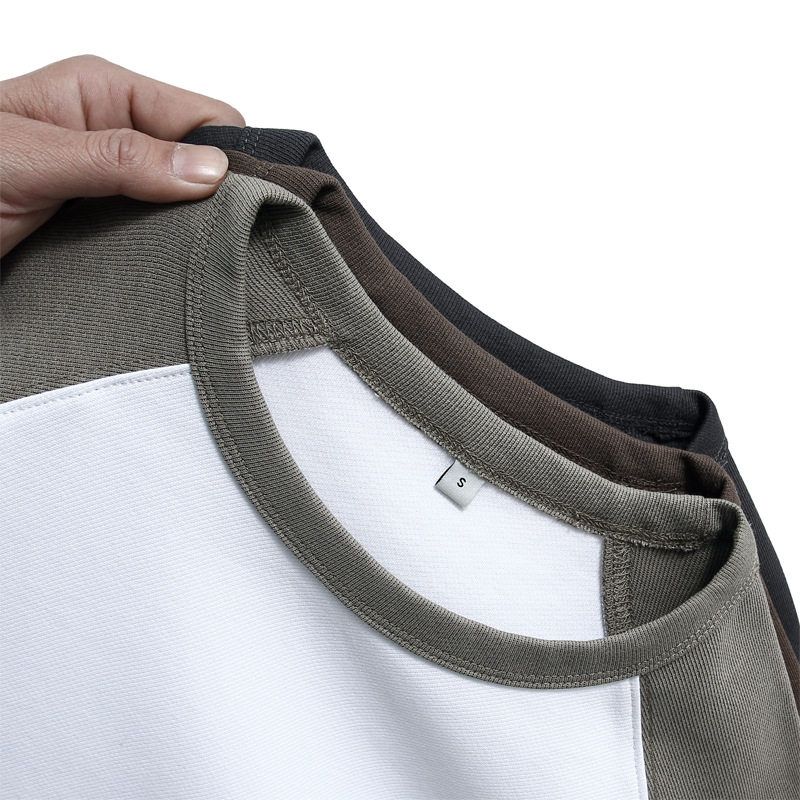 Short sleeve T-shirt Men 2023 Summer New Japan fashion Fashion Brand Raglan Sleeve T-shirt Couple White Double-sided Cotton Boys Top