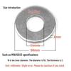 GB96 Zinc-Plated Iron Flat Washer 4.8 Grade, Oversized and Thickened with Hole