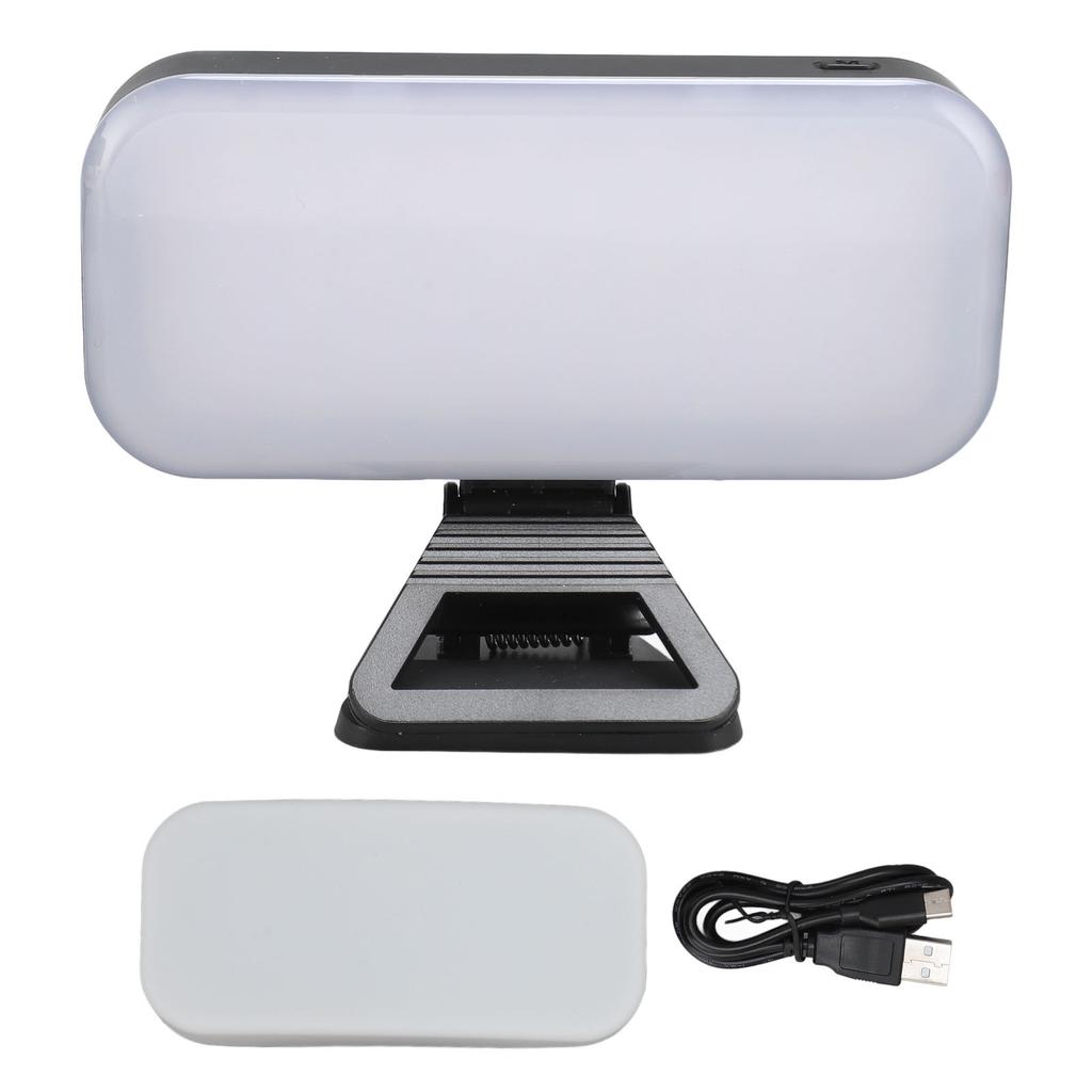 LED Fülllicht 3 Farbtemperaturen 10 Stufen einstellbare Helligkeit 3000mAh Wiederaufladbar Clip Füll