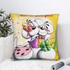 Federe Diddl Cartoni Animati Fumetti Federa Trendy Retrò per Soggiorno Letto Sedia Comoda Copricuscino