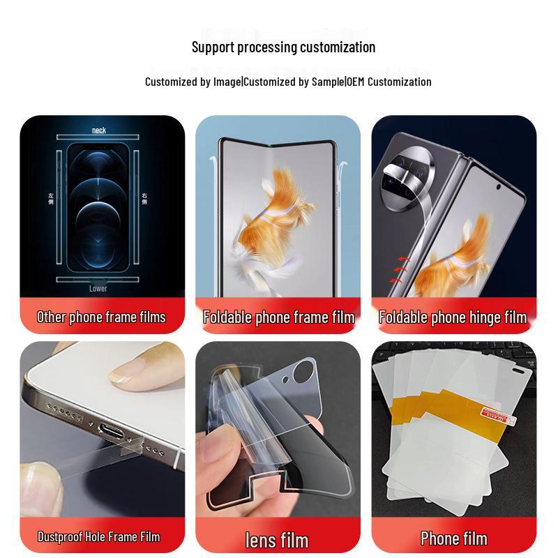 Oppo Find X9 Pro Transparent Invisible TPU Hydrogel Four-Sided Edge Wrap Film