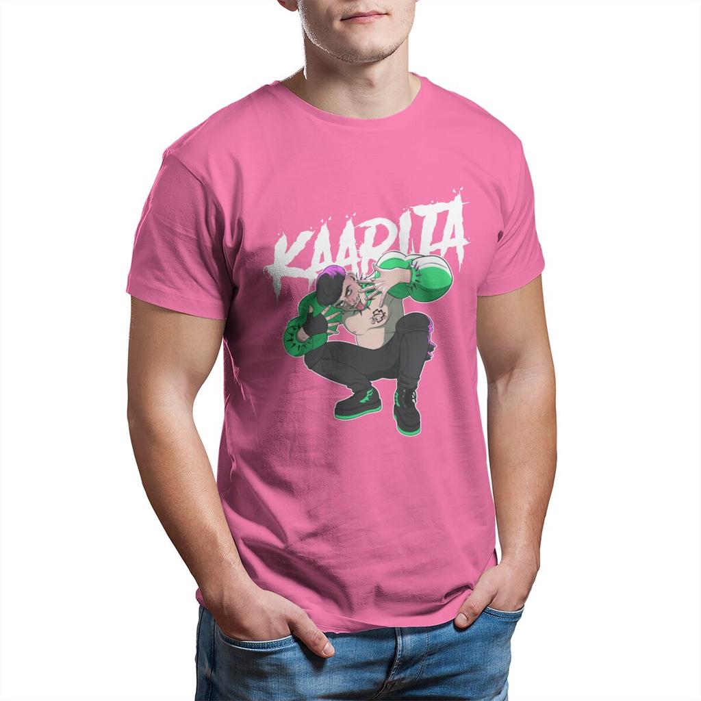 Kaarija Eurovision Cha Cha Cha Men's T Shirt  Leisure Tee Shirt Short Sleeve Crew Neck T-Shirt Cotton Classic Clothes