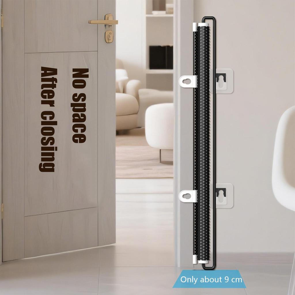 Baby Gate for Stairs Indoor Retractable Stair Barrier 49 Inch Wide Childproof No Drilling Gate for Kitten Puppy House Yard