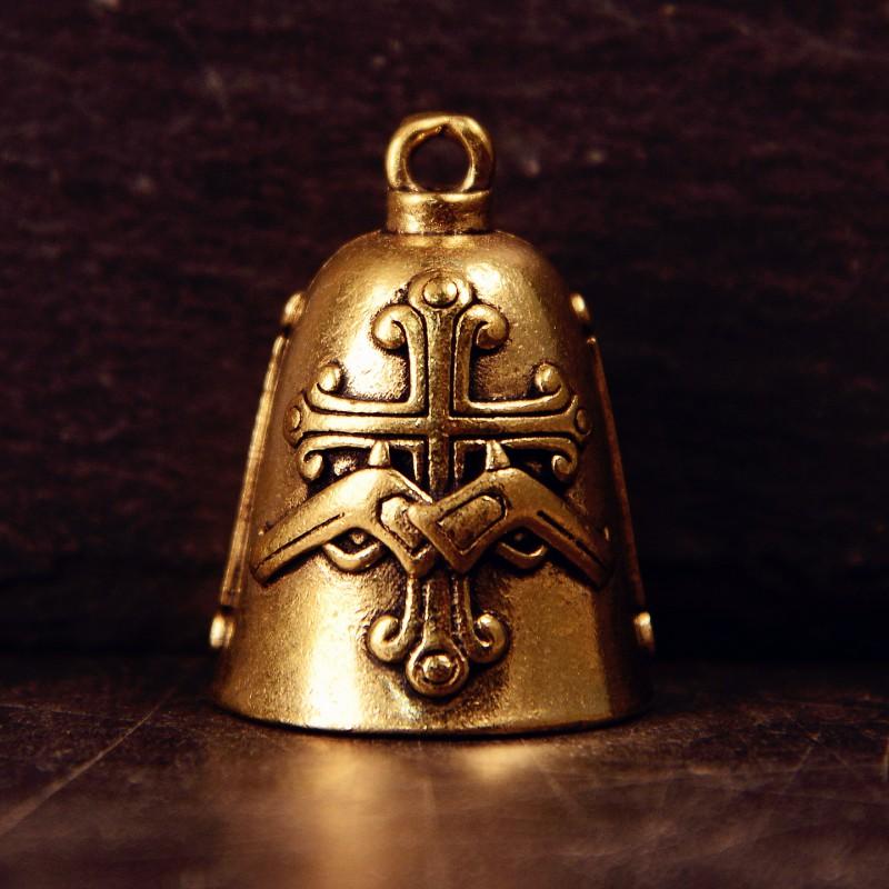 Brass Angel Bell Charm Pendant Keychain Decorative Hanging Ornament Ethnic Style