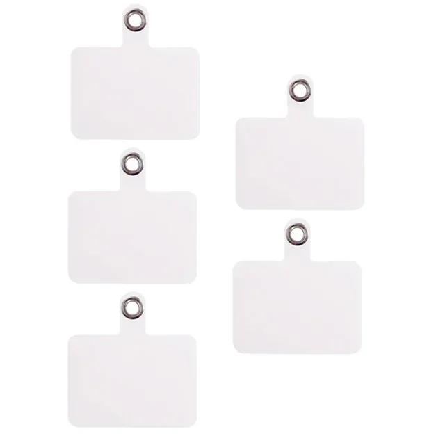 Universal Phone Lanyard Patch Pad Without Adhesive Cell Phone Strap Connector with Metal Ring for Apple IPhone Samsung Xiaomi
